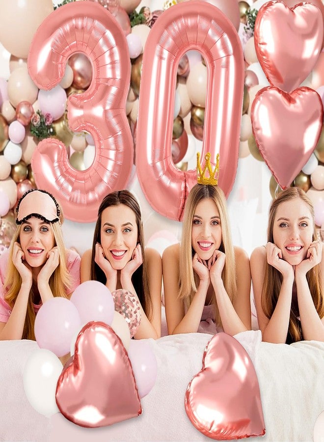 Florisland 40 inch Rose Gold Birthday Balloons for Women, Number 31 Balloon Happy Birthday Decorations for Women Rose Gold Woman 31th Birthay Party Decorations Balloon for Her Hotel Room Wall Decor - Image 5